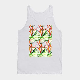 Tropical  Flowers Tank Top